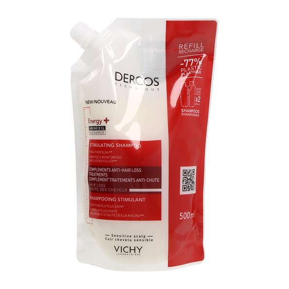 Vichy Dercos Champú Ecorefill Energy+ 500ml — 500ml — reference packaging