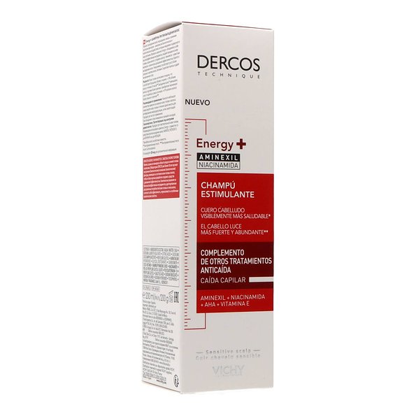 Vichy Dercos Champú Estimulante 200ml — 200ml — reference packaging
