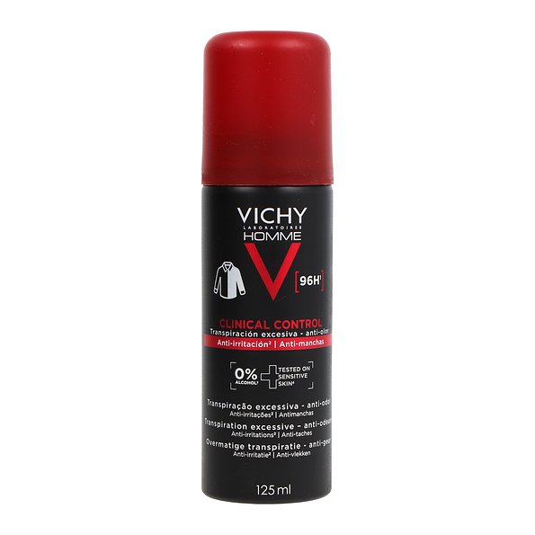 Vichy desodorante clinical control 96h homme antitranspirante spray 1 envase 125 ml — 125 ml — reference packaging