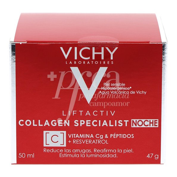 Vichy Liftactiv Collagen Specialist Noche 50 ml — 50 ml — reference packaging