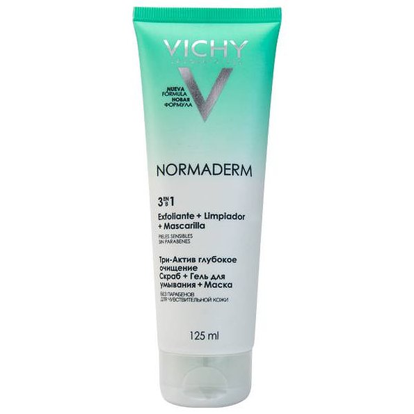 Vichy Normaderm Limpiador 3en1 125 ml — 125 ml — reference packaging