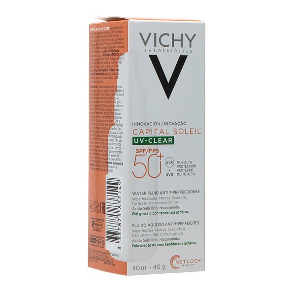 Vichy Uv Clear Fluido SPF 50 40 ml — 40 ml — reference packaging