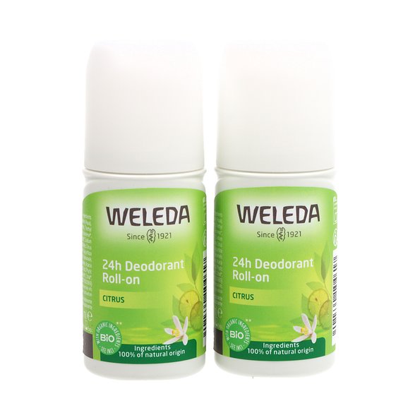 Weleda Citrus Desodorante Rollon 2x50 ml — 2x50 ml — reference packaging