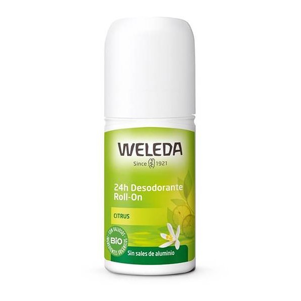 Weleda Citrus Desodorante Roll-On 24h Sin Sales 50 ml — 50 ml — reference packaging